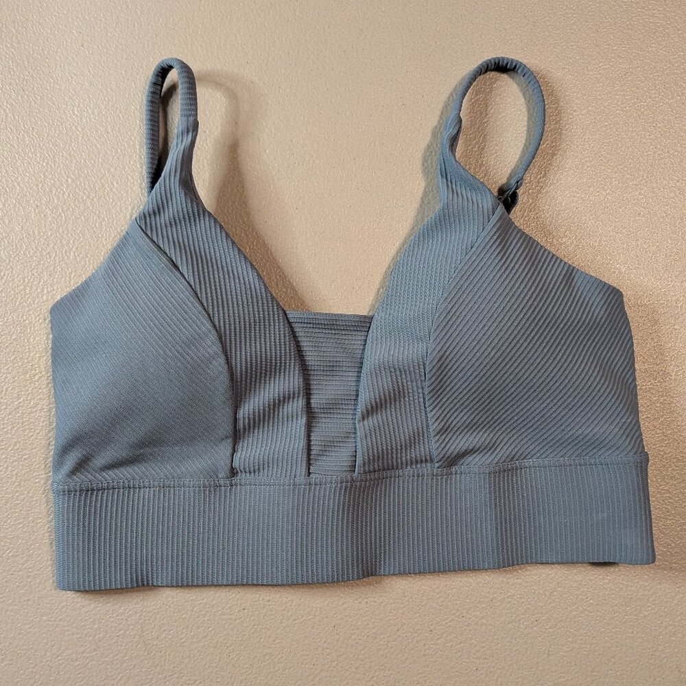 Old Navy Active Powersoft Ribbed Longline Sports Bra